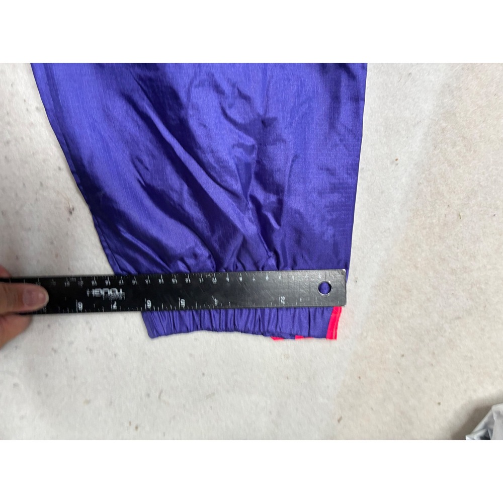 VTG Columbia Sportswear Mens Purple Nylon Windbreaker Track Pants Medium WM80 - Picture 8 of 15